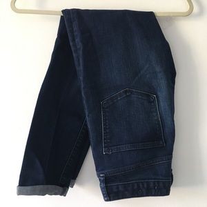 High rise skinny jeans